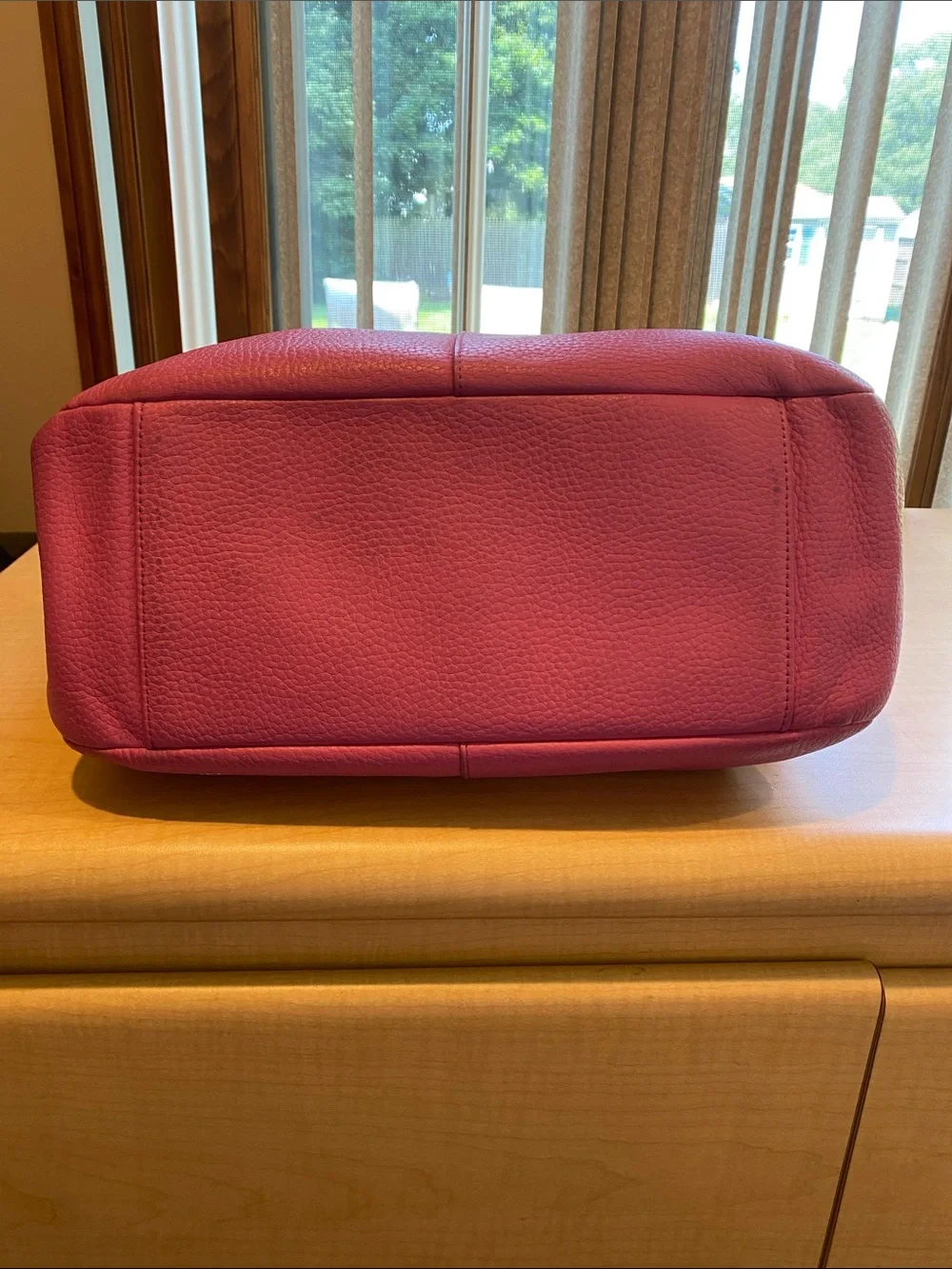 THE GAP Women's Pink Leather Tote Handbag